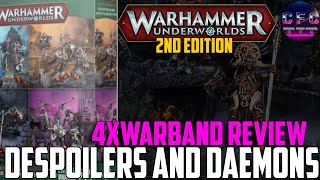 Chaos Warband Review Despoilers and Daemons  Warhammer Underworlds Embergard [upl. by Hermina]