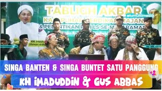 LIVE KH IMADUDDIN amp GUS ABBAS SATU PANGGUNG [upl. by Acirtap]