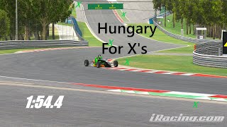 Hungaroring SETUP and Track Guide Ray FF1600 [upl. by Odidnac475]