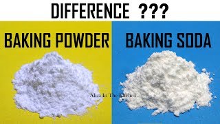 Difference between Baking Soda and Baking Powder  Aliza In The Kitchen [upl. by Rebliw]