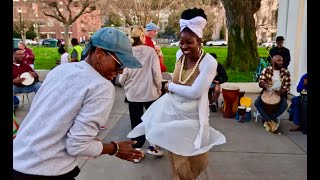 Drum Circle Lake Merritt Spring 2024 [upl. by Zebada]