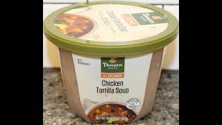 Panera Bread at Home Chicken Tortilla Soup Review [upl. by Heise]