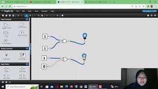 Praktek Gerbang Logika Sistem Komputer dengan SIMULATOR LOGICLY [upl. by Buchheim]