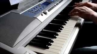 Piano cover  1000 Miles by Vanessa Carlton Main riff on Yamaha Keyboard [upl. by Tjader115]