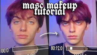 masculine makeup tutorial [upl. by Eceinert]