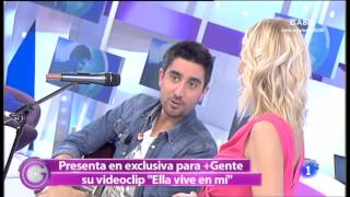 Alex Ubago  Entrevista amp Ella Vive En Mí   Gente 22  10  2012 [upl. by Ecaroh962]