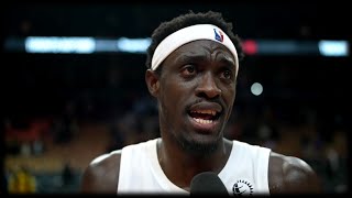 Pascal Siakam PostGame Interview vs Wizards [upl. by Sherie248]