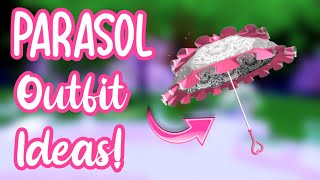 Outfit Ideas For YOUR New Parasol  Roblox Royale High [upl. by Terrill]