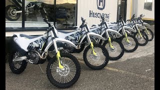 2018 Enduro Models  Husqvarna Motorcycles TE 300i TE 250i FE 450 FE 350 in Tbilisi Georgia [upl. by Alios21]