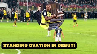 Anthony Martial Got Standing Ovation By AEK Fans in His Debut [upl. by Ssej]