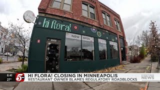 Hi Flora — Minneapolis restaurant serving THCinfused drinks dishes — to close in December [upl. by Sateia371]