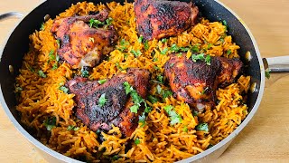 How to make PERIPERI JOLLOF RICE amp PERIPERI CHICKEN [upl. by Labanna]