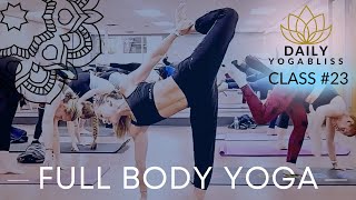 60Min Strong FullBody Yoga Flow Tone Your Body Strengthen amp Stretch  DailyYogaBliss Flow 23 [upl. by Englebert]