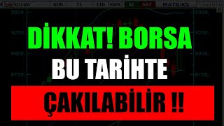 DİKKAT BIST100 BIST30 BU TARİHTE ÇAKILABİLİR YA RALLİ YA DA SERT SATIŞ MUTLAKA İZLE EREGL [upl. by Havelock]