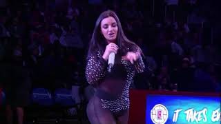 Elettra Lamborghini  PEM PEM LIVE Half Time NBA [upl. by Laundes]