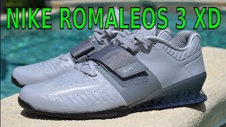 Nike Romaleos 3 XD Weightlifting Shoe Review [upl. by Duleba471]