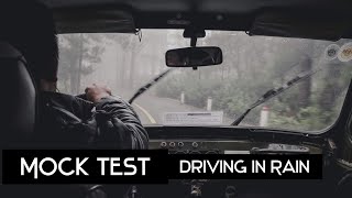 Mock Driving Test  Fail  rain driving  correction video Hazard  Leeds  Horsforth Test route [upl. by Obadias]