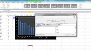 54 Type and Style of Chart  MS Excel Urdu  MS Office 2010 Tutorials [upl. by Ware]