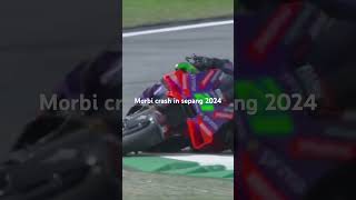 Morbidelli crash sepang 2024 [upl. by Selfridge]