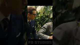 Kingsman Merlin death scene kingsmanthegoldencircle kingsmanthesecretservice [upl. by Aldos]