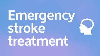 Emergency stroke treatment [upl. by Cutlip]