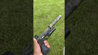 What Does A Suppressed Glock Sound Like [upl. by Berstine]