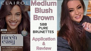 Nicen Easy by Clairol  Medium Blush Brown  Application amp Review [upl. by Jere]