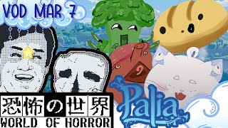 VOD 3724 World of Horror first playthrough  Palia with the friends [upl. by Leonid590]