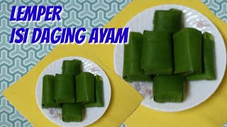 Resep Lemper isi Daging Ayam [upl. by Euqnimod884]