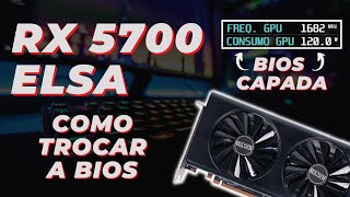 Como trocar a BIOS da AMD RX 5700 e talvez de outras Placas AMD com o AMDVBFLASH [upl. by Ijar]