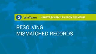 USTT Lesson 7 Resolving Mismatched Records [upl. by Fihsak]