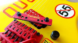 Installing a tremolo on the Kramer Baretta Special using the TremAlone [upl. by Scotti]