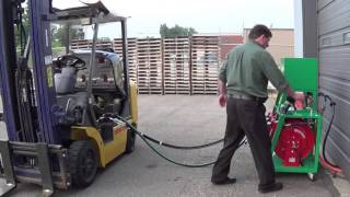 ESOC Fork Lift Oil Change [upl. by Georgetta]