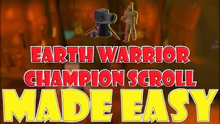 Quick Guide to Getting the Earth Warrior Champion Scroll in OSRS [upl. by Loveridge]