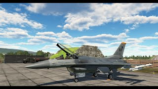 DCS  F16C Block 50 Viper  A2G training and TGP learning [upl. by Ruttger294]