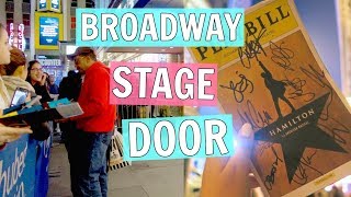 Getting My Playbills Signed Broadway Stage Door Tips amp Tricks [upl. by Silvana]