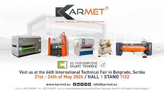 quotKARMET Bulgariaquot Ltd at the 66th International Technical Fair in Belgrade Serbia [upl. by Paten]