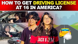 How To Get Driving License At 16 In America  Post Card From America  TaarMedia  TaarMedia [upl. by Esineg278]