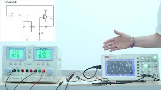 PRÁCTICAS DE LABORATORIO oscilador de puente de Wien [upl. by Koehler]
