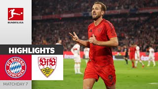 Kane Kane KANE  FC Bayern München  VfB Stuttgart 40  Highlights  MD 7 – Bundesliga 202425 [upl. by Lundin]