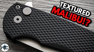 Unboxing the New TEXTURED ProTech Malibu Button Lock Folding Knife [upl. by Fredi]