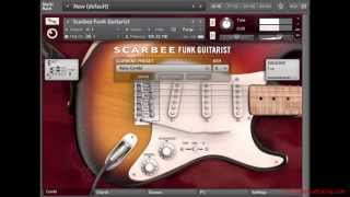 Custom Chord Patterns  Native Instruments Scarbee Funk Guitarist [upl. by Felita]