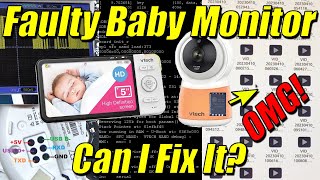 Faulty VTech Baby Monitor  An EPIC Repair With Shocking Findings [upl. by Solegnave]