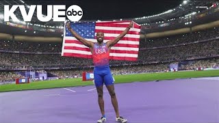 American runner Noah Lyles wins 100meter dash becomes worlds fastest man  Paris Olympics [upl. by Trakas940]