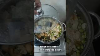 My mutter pulao recipe  no garlic mutterpulao cooking [upl. by Yelsehc]