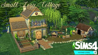 Small Cozy Cottage  Stop Motion Speed Build  The Sims 4 Cottage Living  No CC [upl. by Levinson]