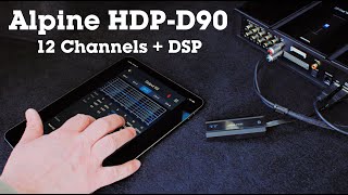 Alpine HDPD90 12channel amp with DSP  Crutchfield [upl. by Htaek]