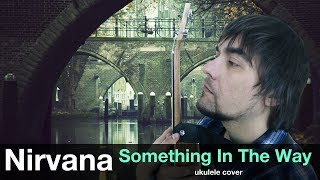 NIRVANA  SOMETHING IN THE WAY ukulele cover [upl. by Ssidnac]