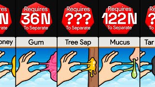 Probability Comparison Stickiest Things You Might Accidentally Touch [upl. by Airpal]