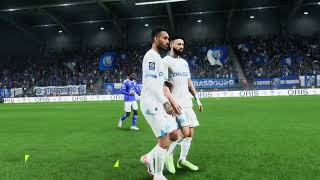 Gameplay FC 24  Strasbourg  Olympique de Marseille  Ligue 1  20242025 [upl. by Entsirhc608]